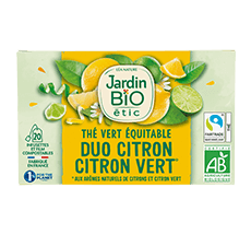 Thé vert bio Duo  Citron Citron vert