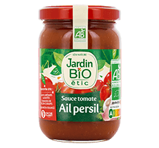 Sauce Tomate bio Ail Persil