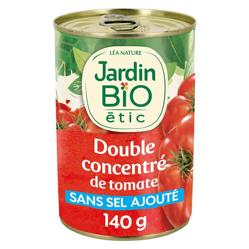 Double concentré de tomate bio