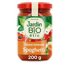 Sauce tomate bio pour spaghetti format individuel – 200g