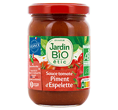 Sauce tomate bio Piment d’Espelette